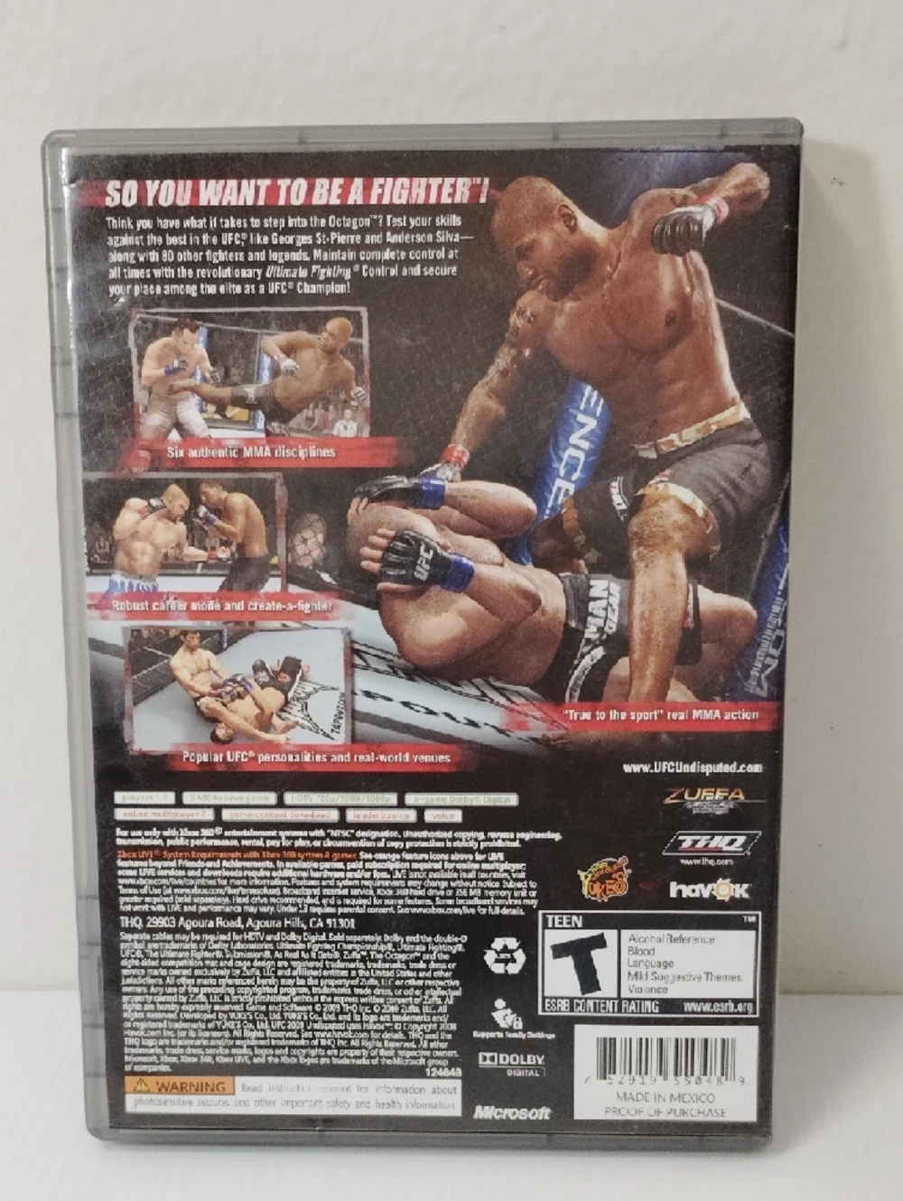 UFC 2009 Undisputed Platinum Hits - Silver/Green